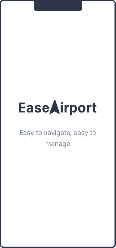 EaseAirport splash screen wireframe