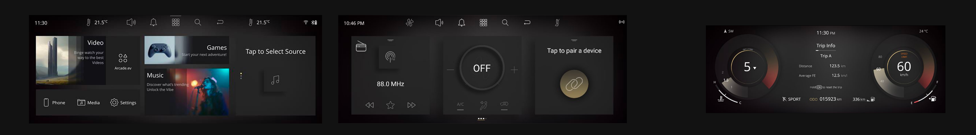 Dual-display home experience