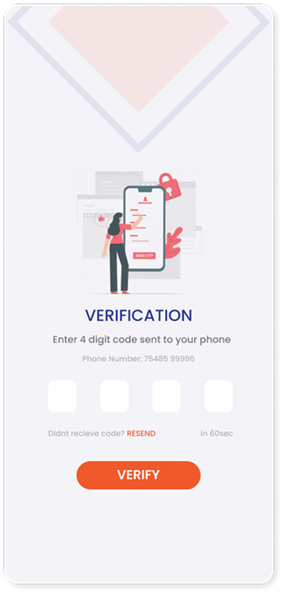 Verification screens
